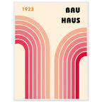 Bauhaus 1923 Set – Double Arch in Red & Pink