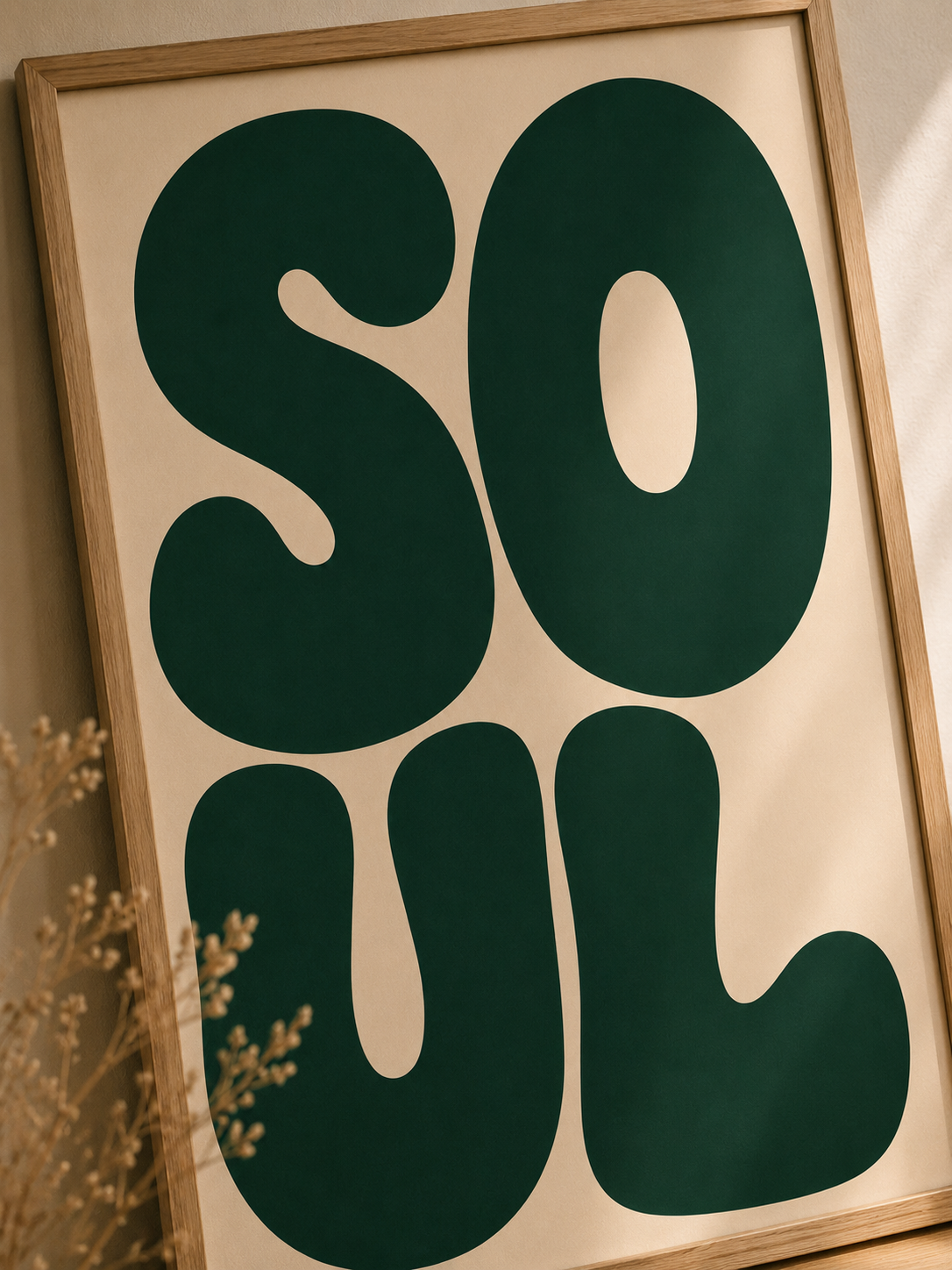 SOUL — Mid Century Modern Poster | Unframed Wall Art Print